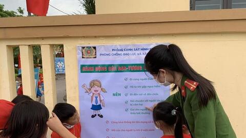 Hà Tĩnh: Tuyên truyền phòng chống tội phạm xâm hại trẻ em