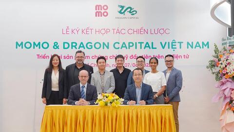 ​​​​​​​Dragon Capital Việt Nam và MoMo hợp tác triển khai sản phẩm đầu tư chứng chỉ quỹ trên ví điện tử