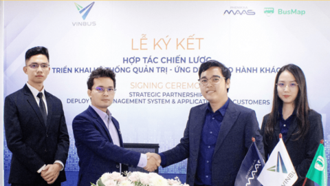 Phenikaa MaaS và VinBus ký hợp tác chiến lược triển khai giải pháp vận hành hệ thống xe buýt điện thông minh