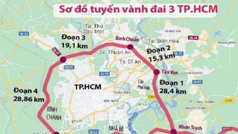 TP HCM phê duyệt ranh giới giải phóng mặt bằng dự án đường Vành đai 3