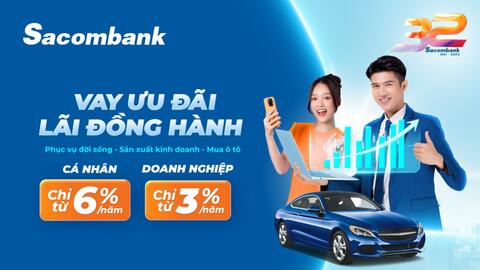 Cuối năm, Sacombank tăng nguồn vốn và giảm sâu lãi suất cho vay
