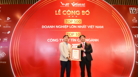 Viteccons lọt Top 500 doanh nghiệp lớn nhất Việt Nam