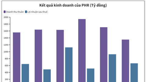 Cao su Phước Hòa lãi ròng gần 160 tỷ đồng quý IV/2023, phần lớn đến từ dự án VSIP III