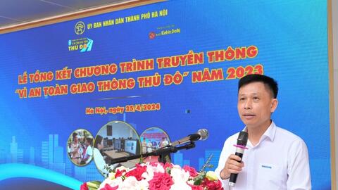 Phát động chương trình truyền thông "Vì an toàn giao thông Thủ đô"