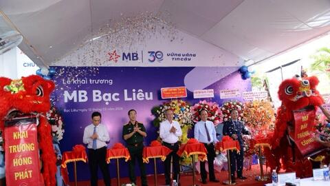 Ngân hàng MB khai trương chi nhánh Bạc Liêu