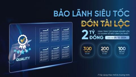 Mừng khách hàng Bảo lãnh thứ 8.000, VietinBank tặng 2 tỷ đồng