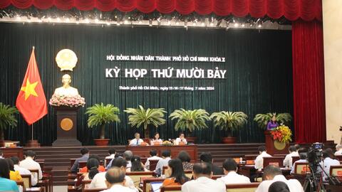 HĐND TP Hồ Chí Minh thông qua nhiều quyết sách quan trọng