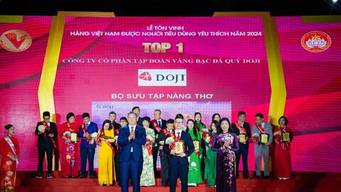 BST Nàng Thơ của DOJI đạt Top 1 hàng Việt Nam được yêu thích