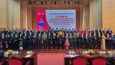 Công bố nghị quyết, quyết định của Trung ương về thành lập tỉnh Lào Cai mới