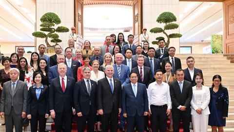 Thủ tướng làm việc với đoàn doanh nghiệp của USABC