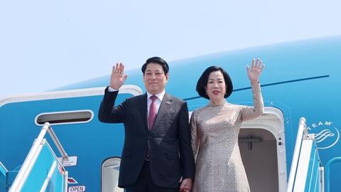 Chủ tịch nước Lương Cường lên đường thăm cấp Nhà nước Ai Cập và Angola