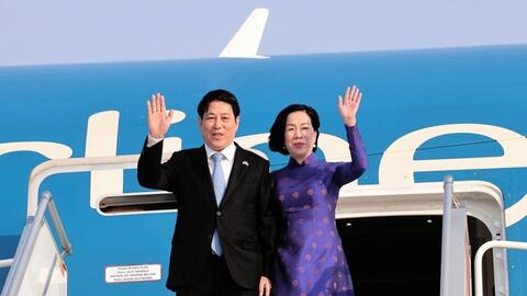 Chủ tịch nước Lương Cường bắt đầu chuyến thăm cấp Nhà nước Angola