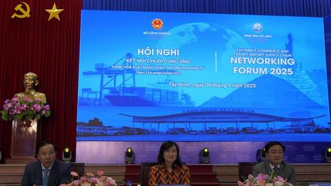 Thứ trưởng Phan Thị Thắng dự hội nghị kết nối chuỗi cung ứng Tây Ninh