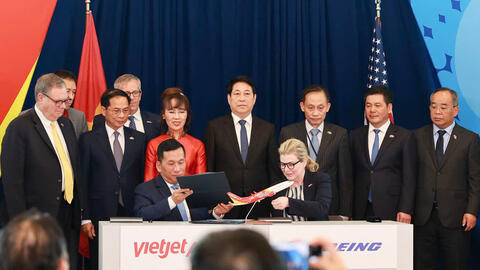 Vietjet nhận Boeing 737-8, mở chương mới trong hợp tác hàng không Việt Nam - Hoa Kỳ