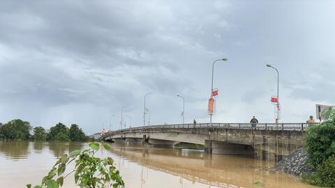 Thanh Hóa: Nước sông Bưởi dâng liên tục, vượt đỉnh lũ lịch sử