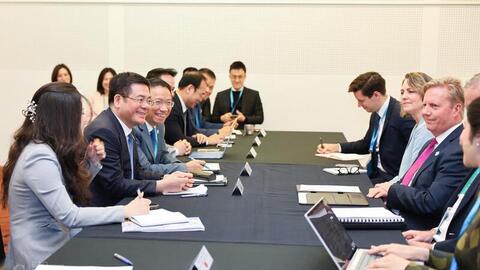 Chùm ảnh: Bộ trưởng Nguyễn Hồng Diên làm việc với Bộ trưởng Thương mại New Zealand