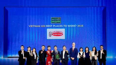Acecook Việt Nam 10 năm liên tiếp đạt Top 100 - Nơi làm việc tốt nhất Việt Nam