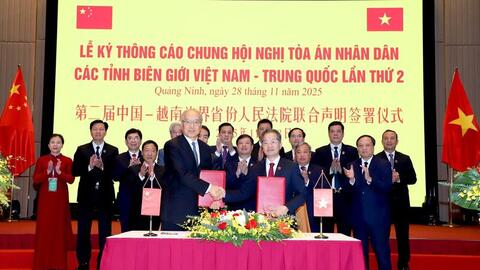 Hợp tác tư pháp Việt Nam - Trung Quốc ngày càng thực chất, hiệu quả