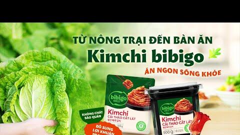 Kimchi bibigo - Ăn ngon sống khỏe, chuẩn vị giòn tươi.