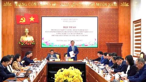 Lai Châu góp ý Dự thảo Nghị quyết phát triển khoa học, chuyển đổi số