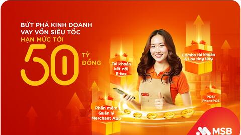 MSB triển khai giải pháp trọn gói về thuế cho hộ kinh doanh