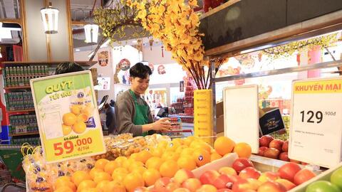 Doanh nghiệp bán lẻ chủ động dự trữ hàng hóa Tết