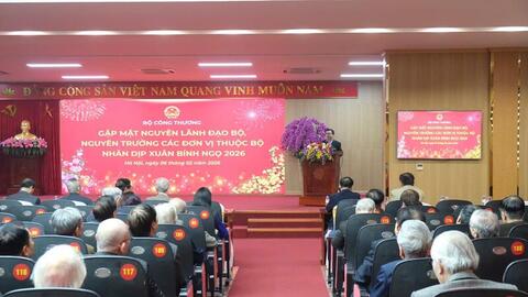 Bộ Công Thương gặp mặt nguyên lãnh đạo Bộ, thủ trưởng đơn vị qua các thời kỳ