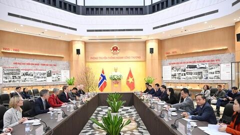 Bộ Công Thương kêu gọi doanh nghiệp Na Uy tăng cường đầu tư, hợp tác về năng lượng