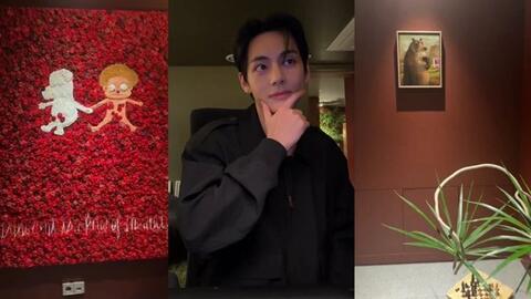 V BTS bất ngờ khoe nhà mới với fan hâm mộ