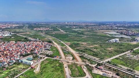 Nhà thầu đường Vành đai 4 gặp khó vì nguyên vật liệu khan hiếm, giá tăng cao