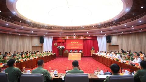 Tổng Bí thư Tô Lâm dự Hội nghị Đảng ủy Công an Trung ương