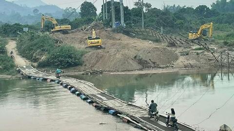 Gần 56 tỉ đồng xây cầu bắc qua sông Mã ở Sơn La