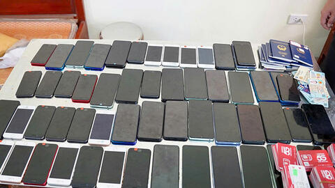 Triệt phá đường dây lừa đảo xuyên quốc gia, bắt giữ 55 đối tượng tại Lào