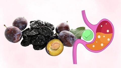 Mận khô giúp hỗ trợ tiêu hóa và cải thiện hệ vi sinh đường ruột