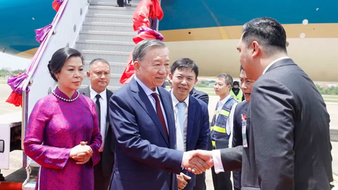 Tổng Bí thư, Chủ tịch nước Tô Lâm và Phu nhân bắt đầu thăm chính thức Vương quốc Thái Lan