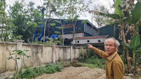 Doanh nghiệp gia công giày gây ô nhiễm đã di dời đến nơi khác sau phản ánh