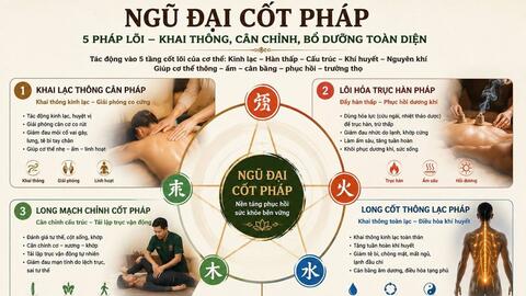 Phục hồi cơ thể hiện đại từ năm liệu pháp