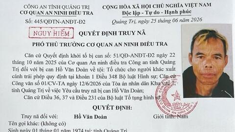 Truy nã đối tượng tổ chức cho người khác xuất cảnh trái phép