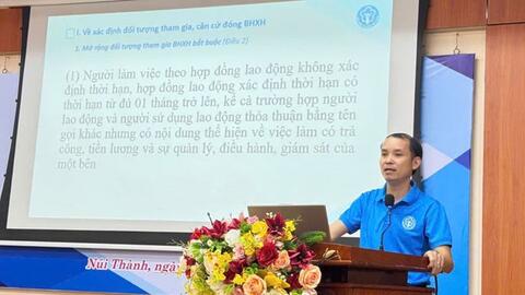 Công đoàn xã Núi Thành, Đà Nẵng đưa chính sách đến gần hơn với người lao động