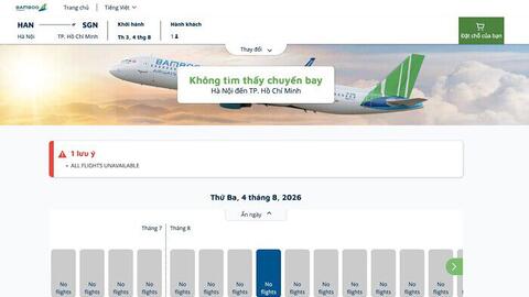 Bamboo Airways có dấu hiệu dừng toàn bộ chặng bay trong tháng 8, kết buồn cho hãng hàng không do ông Trịnh Văn Quyết sáng lập?