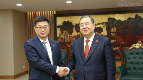 Phó Thủ tướng Thường trực Phạm Gia Túc tiếp Chủ tịch China Eximbank