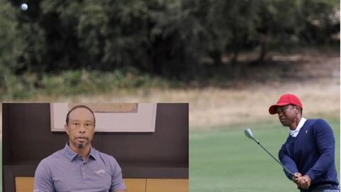 Huyền thoại golf Tiger Woods xuất hiện với dáng vẻ tiều tụy