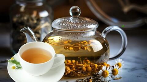 Cách dùng trà hoa cúc giúp hỗ trợ hạ axit uric và kiểm soát đường huyết