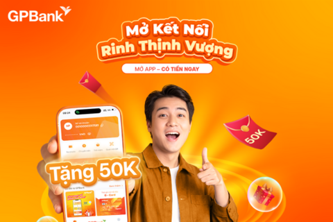 GPBank tung ưu đãi quét QR hoàn tiền 50.000 đồng, bắt nhịp làn sóng thanh toán số