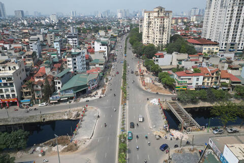 Đường nghìn tỉ ở Hà Nội đã thông xe kỹ thuật nhưng còn vướng mặt bằng