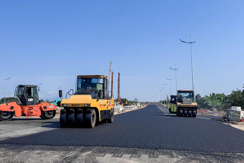 Diện mạo đường song hành Vành đai 4 Hà Nội