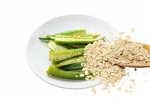 Đậu bắp kết hợp với yến mạch hỗ trợ đường huyết ổn định