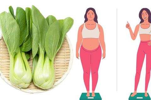 Giảm cân nhờ ăn rau cải thìa đúng cách