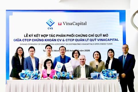 Vinacapital hợp tác cùng Chứng khoán CV phân phối chứng chỉ quỹ mở