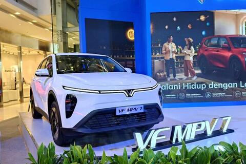 VinFast xuất xưởng mẫu VF MPV 7 tại Indonesia